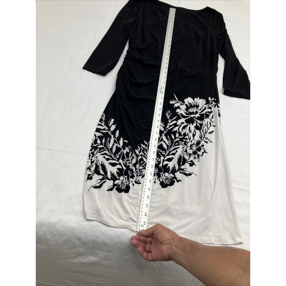 lauren ralph lauren dress size 16 Black & White Dress Sz 16 - Picture 5 of 6